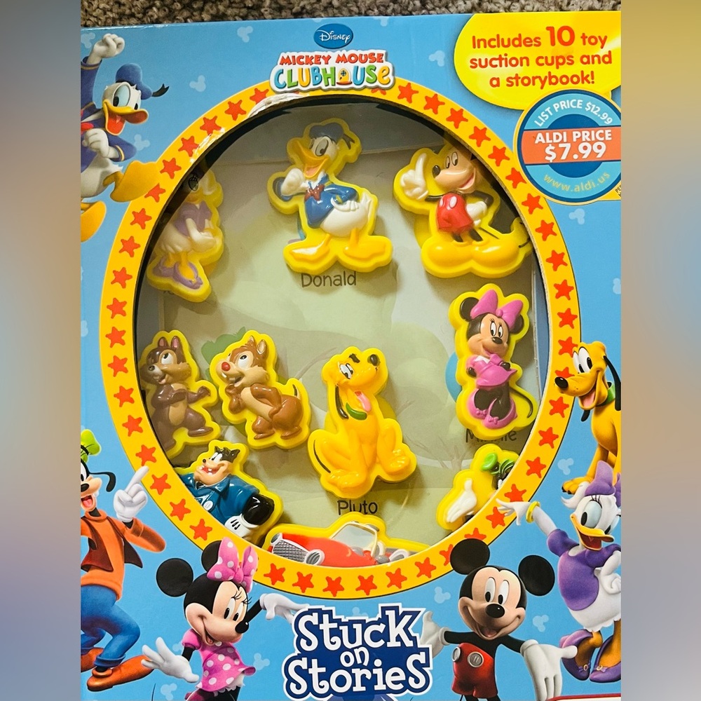 Disney Character Mickey Mouse Club Stuck on Stories Toy Set -